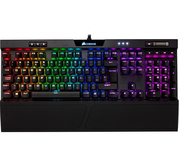 Bàn phím cơ Corsair K70 RGB MK.2 MX Low Profile Red (CH-9109017-NA)