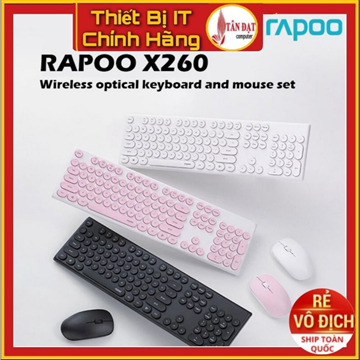 Bộ bàn phím chuột Rapoo X260