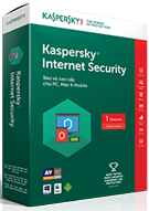 Kaspesky Internet Security 2017 ( có đĩa + vỏ hộp)