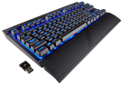 Keyboard Corsair K63 Wireless Mechanical Cherry MX Red - Blue Led