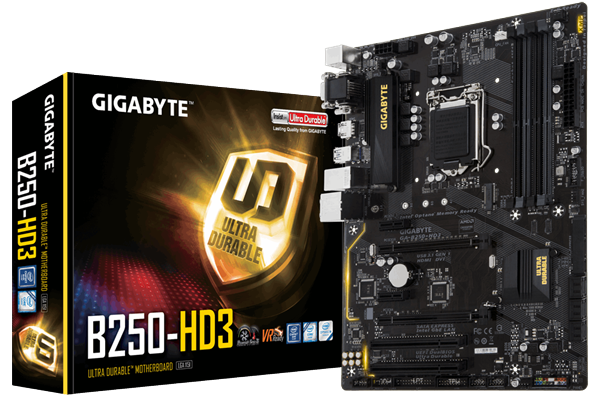 Mainboard GIGABYTE™ GA-B250-HD3